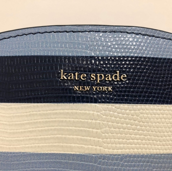 NWT Kate spade Sylvia emboss medium dome crossbody - Picture 3 of 8